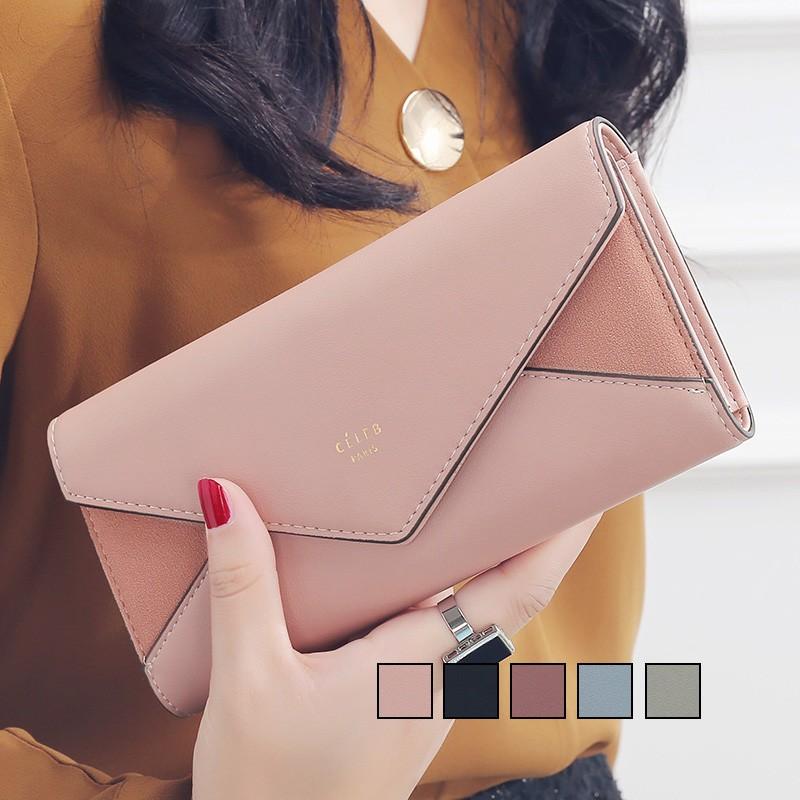 長財布 さいふ ロングウォレット 財布 ウォレット 女性用 韓国風財布 小銭入れ 使いやすい カード入れ ポーチ レディース レザー革 プレゼント ギフト シンプル Y19b07b9 アジアンストア 通販 Yahoo ショッピング