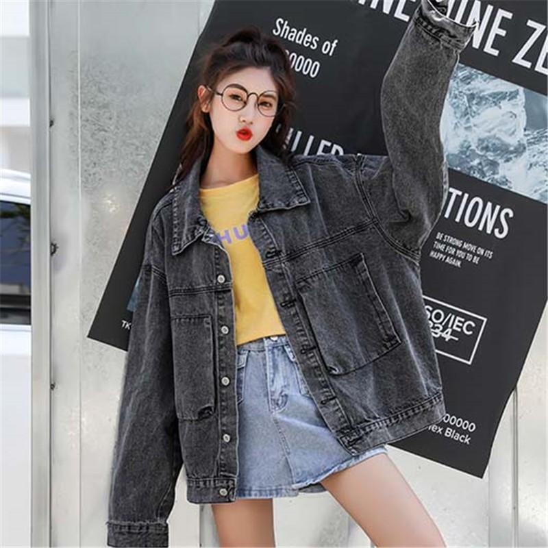 デニムジャケット レディース デニム コート ジージャン ジャケット 大きめ 大きいサイズ ショート丈 ゆったり スリム ボタン ポケット付き 前開き カジュアル セール