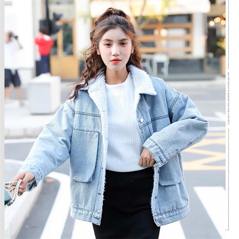 デニムジャケット ボアコート 大きいサイズ レディース 厚手 デニムコート ボアジャケット もこもこ 秋冬 アウター 防寒着 Gジャン ボアブルゾン ジャケット Y19fy08x078 アジアンストア 通販 Yahoo ショッピング