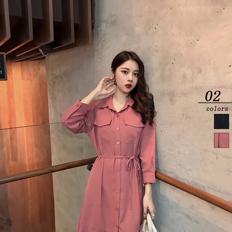 ブラウス レディース アウター ワンピース 長袖ブラウス 無地 ペプラムブラウス トップス 大きいサイズ 上着 秋物 フレア 送料無料 ロング丈 ゆったり Y19ld06x156 アジアンストア 通販 Yahoo ショッピング