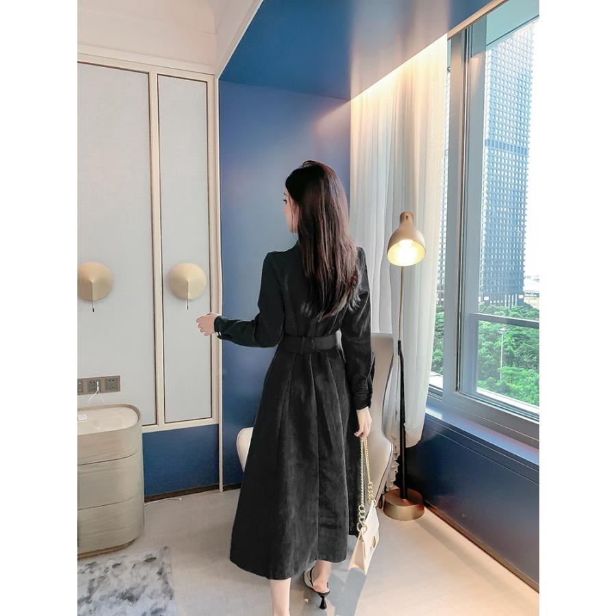 ロングワンピース 大きいサイズ 代 30代 40代 上品 Aラインワンピース フレア 体型カバー 長袖 秋服 レディース 無地 コールテンワンピース 食事会 卒園式 Y19lyq08x009 アジアンストア 通販 Yahoo ショッピング