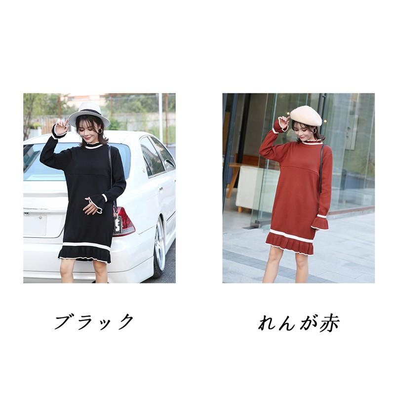 マタニティセーター ワンピース マタニティウェア 妊娠服 厚手ワンピース 授乳口付き 妊娠 大きいサイズ 花柄 フレアワンピース レディース 授乳服 シンプル Y19y08f017 アジアンストア 通販 Yahoo ショッピング
