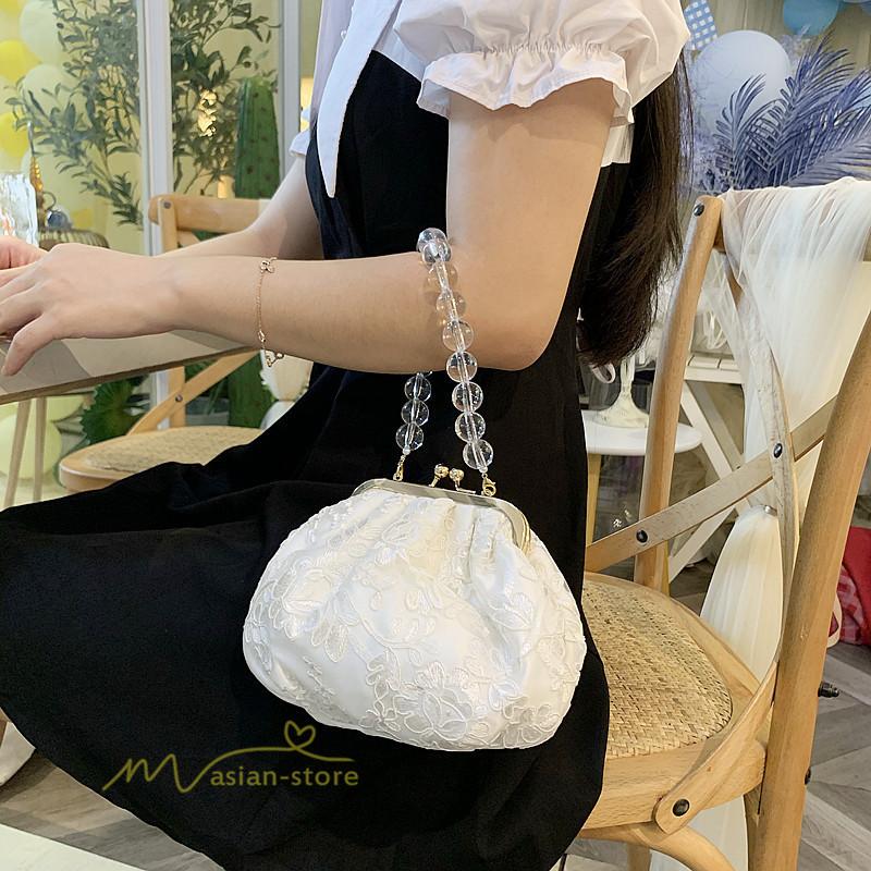 パーティーバッグ 結婚式 クラッチバッグ レディース きれいめ 花柄 披露宴 謝恩会 バッグ チェーン付き アウター お出かけ ショルダー ファッション レトロ風 Y14wlnb025 アジアンストア 通販 Yahoo ショッピング