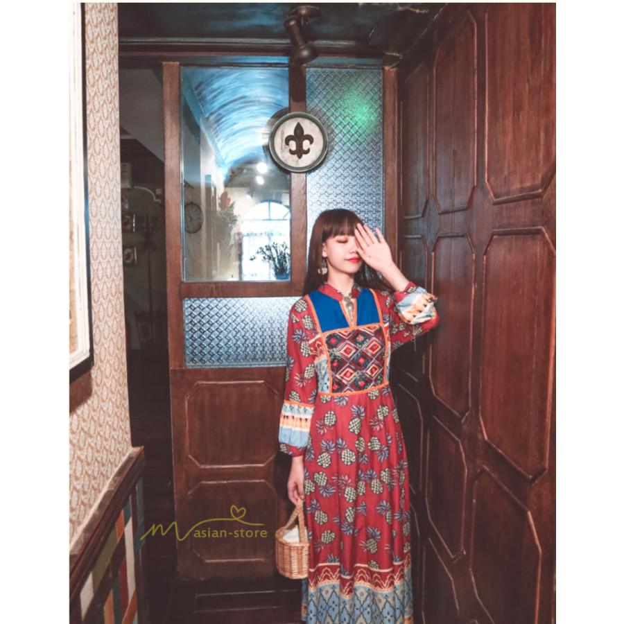 マキシワンピース レディース ワンピース ドレス マキシ丈ワンピース 女性用 きれいめ 秋ワンピース 長袖 カジュアル 人気 通勤 結婚式 夏服 体型カバー 刺繍 Y10lyq005 アジアンストア 通販 Yahoo ショッピング