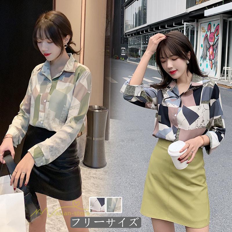 ブラウス レディース 長袖 春 シャツ トップス きれいめ 韓国ファッション 大人 アウター レトロ風 カジュアル 通勤 Ol 上品 着痩せ 新品 秋 無地 お出かけ Y12czsp092 アジアンストア 通販 Yahoo ショッピング
