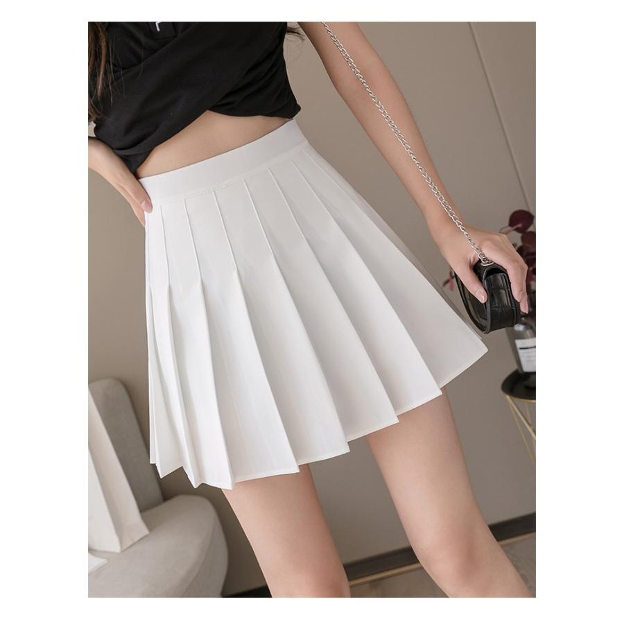 プリーツスカート ミニスカート ハイウエストスカート Aラインスカート 裏地付き レディース S M L Xl Xxl 安全 4色 グレー 可愛い 脚長効果 春夏 体型カバー Ybsq アジアンストア 通販 Yahoo ショッピング