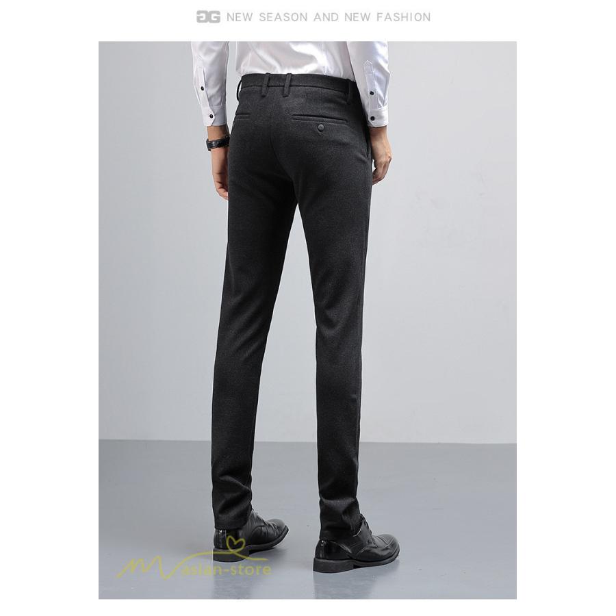 ニットパンツ メンズ 秋冬 スキニーパンツ 着痩せ 細身 通勤 脚長 ビジネスパンツフォーマル オフィス 新作 紳士 仕事着 人気 ビジネスカジュアル パンツ 男性 Ykznz109 アジアンストア 通販 Yahoo ショッピング