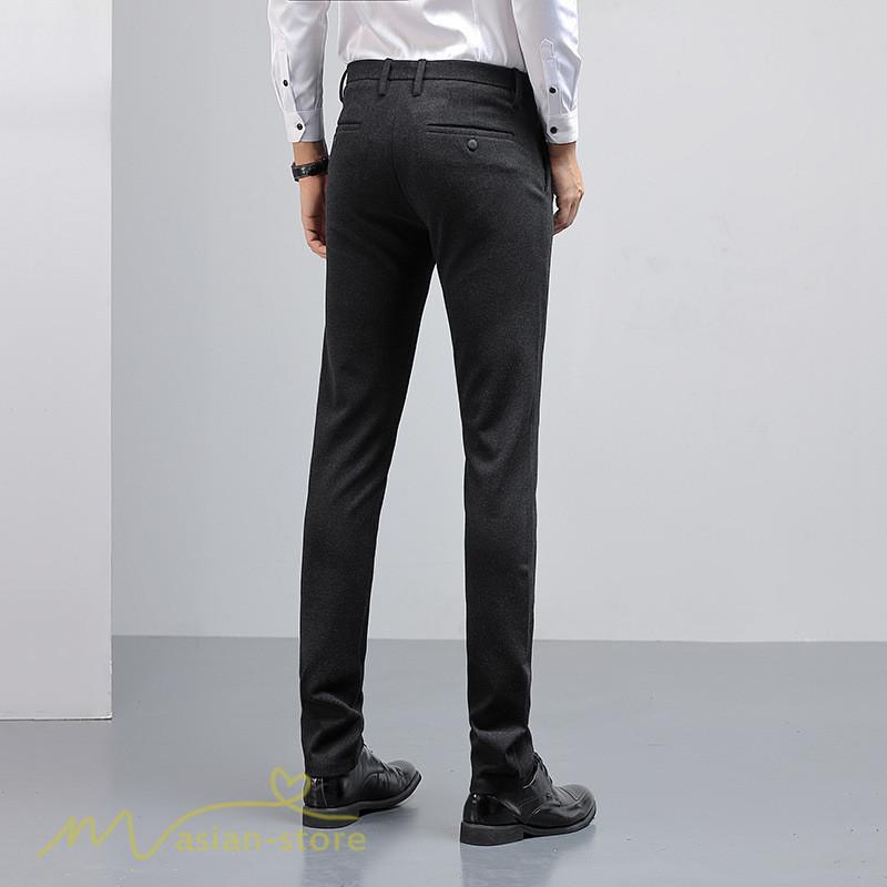 ニットパンツ メンズ 秋冬 スキニーパンツ 着痩せ 細身 通勤 脚長 ビジネスパンツフォーマル オフィス 新作 紳士 仕事着 人気 ビジネスカジュアル パンツ 男性 Ykznz109 アジアンストア 通販 Yahoo ショッピング