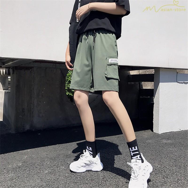 カーゴパンツ ショートパンツ 無地 五分丈パンツ 夏コーデ ポケット付き オシャレ ストレートパンツ 韓国風 アメリカ風 新制作 薄手 かっこいい ゆったり Ysyunka364 アジアンストア 通販 Yahoo ショッピング