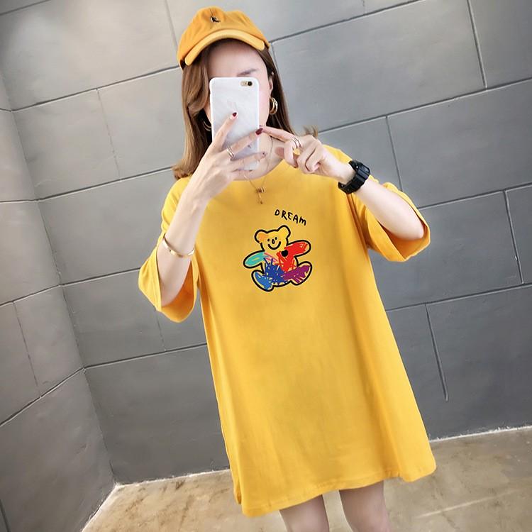 ビッグtシャツ大きいサイズロングtシャツ レディーストップス Tシャツワンピース 綿tシャツ ゆったりtシャツ 春夏 可愛い T Shirt ホワイト ブラック 7色 Xxl Ytst アジアンストア 通販 Yahoo ショッピング