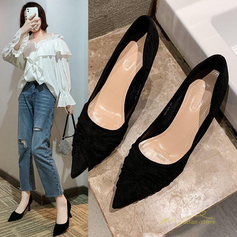 美脚パンプス レディースシューズ ポインテッドトゥ 疲れない 痛くない ハイヒールパンプス オフィス 靴 カジュアル 無地 着回し 柔らかい 結婚式 パーティー Y2101kcnx094 アジアンストア 通販 Yahoo ショッピング