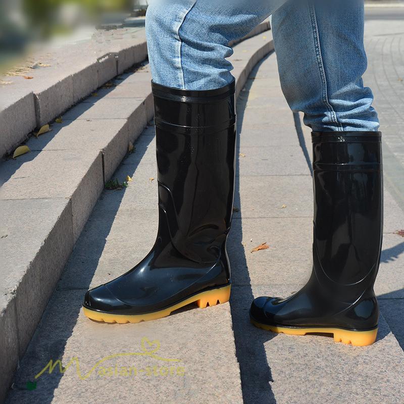 雨靴 ハイカット レインブーツ 男性 Pvcソール 防水靴 新作 メンズ レディース 滑り止め 完全防水 防水ブーツ 上品 梅雨 アウトドア 梅雨対策 取り外すできる Yamks アジアンストア 通販 Yahoo ショッピング