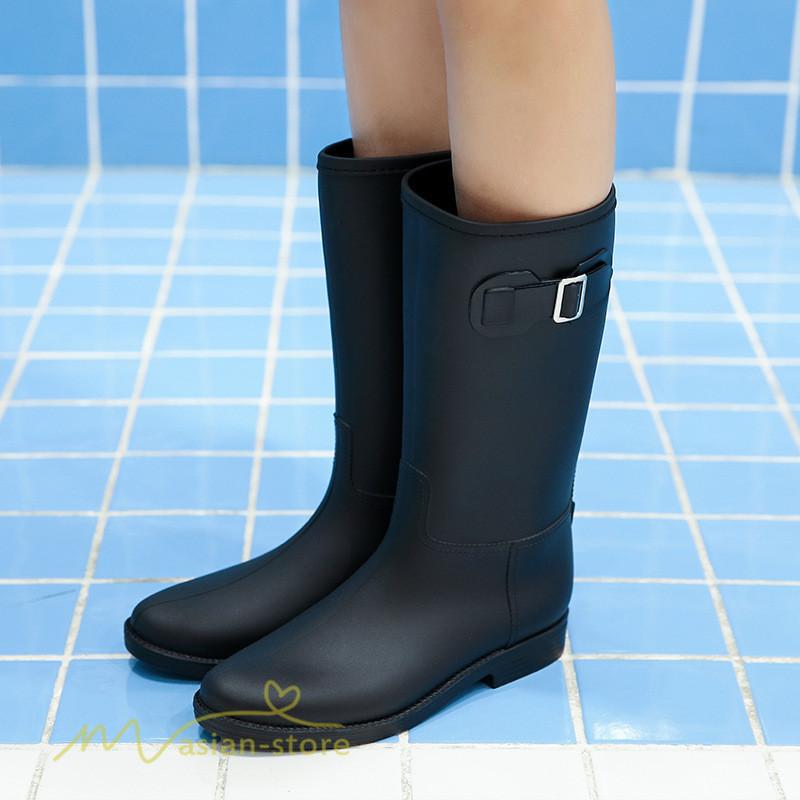 レインブーツ 雨靴 レディース 梅雨対策 ハイカット 女性着 アウトドア 防水 ロングブーツ 長靴 防水 疲れにくい フラットヒール おしゃれ 人気 ブーツ 靴 Pvc Yamks アジアンストア 通販 Yahoo ショッピング