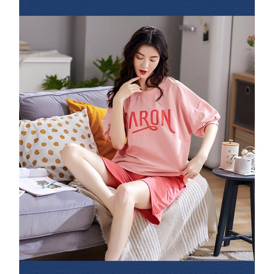 2点セット パジャマ ルームウェア レディース 夏 半袖 七分丈パンツ 薄手 パジャマ ルームウェア 女性 可愛い 部屋着 寝巻き ランジェリー パジャマ Yasjjf アジアンストア 通販 Yahoo ショッピング