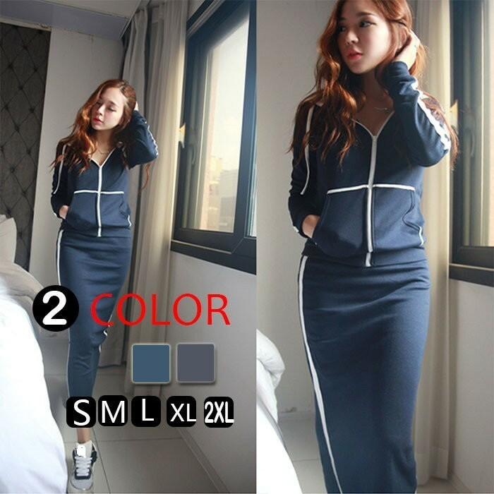 部分即日発送セットアップスウェットパーカースカート レディース タイトスカート 送料無料 フード付きパーカー 大人無地体型カバー パーカ ロングスカート Yazk アジアンストア 通販 Yahoo ショッピング