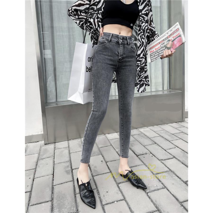 パンツ デニム レディース デニムパンツ カジュアル ジーパン 春夏秋 スキニーパンツ ボトムス スリム 脚長効果 ジーンズ 上品 九分丈 21 着痩せ 美脚 お洒落 Ybtms アジアンストア 通販 Yahoo ショッピング