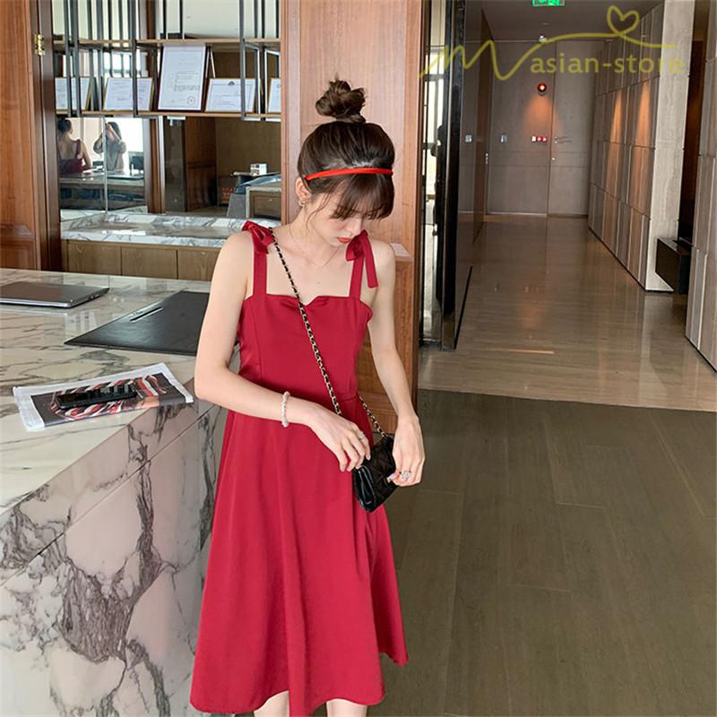 ワンピース キャミソール キャミワンピース フランス式 復古風 カシュクール リゾートワンピ スクエアネック ミディアム丈ワンピース シフォン 可愛い Ycrfs アジアンストア 通販 Yahoo ショッピング