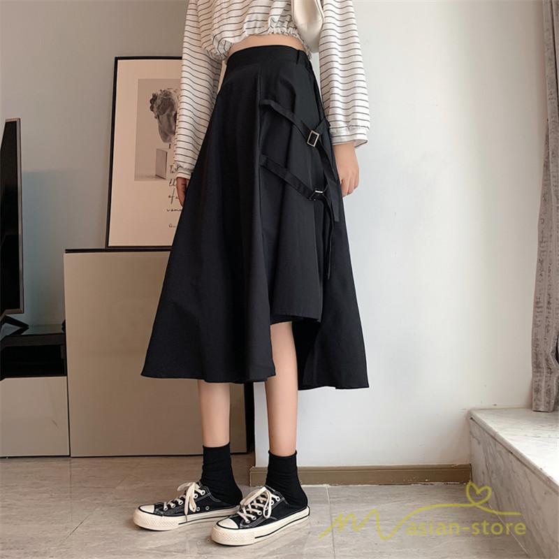 ロング フレアスカート スカート ロングスカート レディース マキシ Aライン スカート ボトムス レディース かっこいい ゆったり 落ち感 きれいめ 通勤通学 Ycsiyao アジアンストア 通販 Yahoo ショッピング