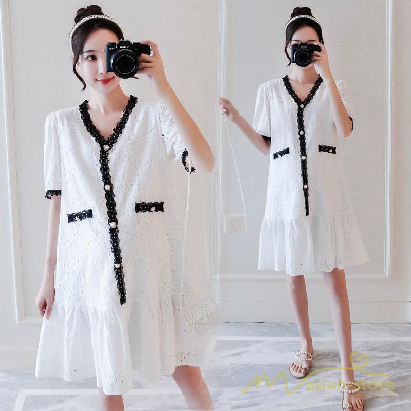 マタニティ ワンピース 半袖 ママ服 妊娠服 産前 産後 マタニティワンピ アウトドア マタニティウェア 通勤着 マタニティ服 人気ブランド多数対象 夏コーデ