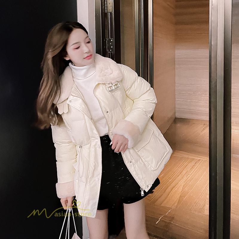 ダウンコート レディース アウター きれいめ 50代 40代 30代 おしゃれ 防寒 上品 暖かい 冬服 通勤 秋冬 カジュアル シンプル 韓国ファッション お出かけ Ydqks127 アジアンストア 通販 Yahoo ショッピング