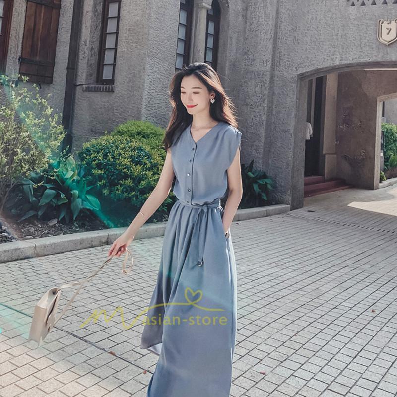 ワンピース レディース マキシワンピース 無地 森ガール ナチュラル服 エレガント 30代 40代 50代 着痩せ ファッション 上品 通勤通学 カジュアル お出かけ 人気 Ygjiayi アジアンストア 通販 Yahoo ショッピング