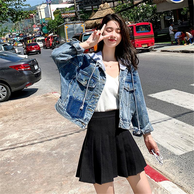 レディーストップス デニムジャケット デニムコート レディースジャケット カジュアルジャケット ショート丈ジャケット 長袖 通勤通学 送料無料 帽子掛け Yjdd アジアンストア 通販 Yahoo ショッピング