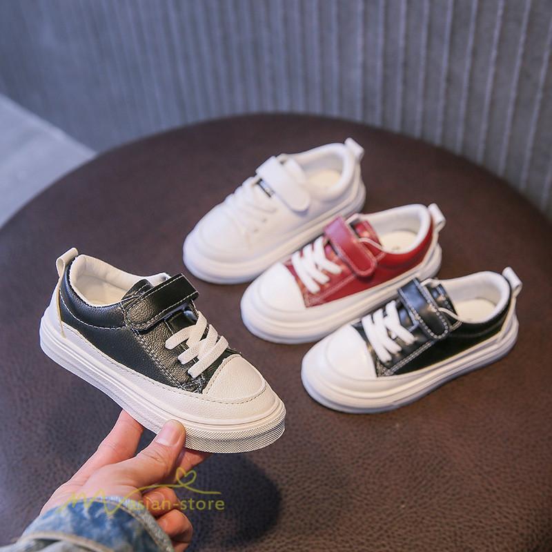 子供靴 スニーカー おしゃれ ダンス キッズ シューズ ジュニア 女の子 男の子 軽量 マジックテープ シンプル 無地 はきやすい 走れる 21 春夏秋 Puレザー Ykizi アジアンストア 通販 Yahoo ショッピング
