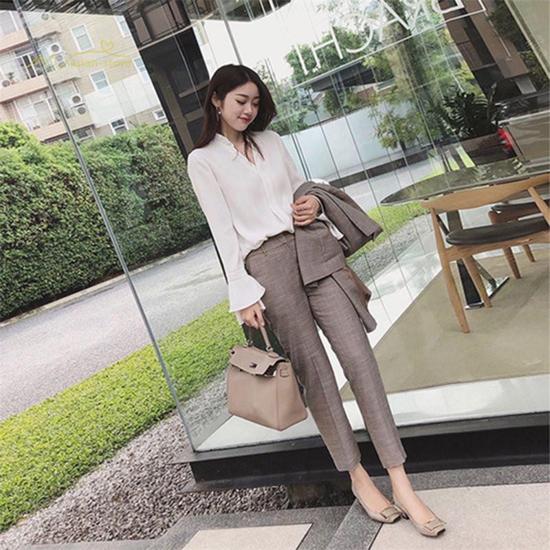 セットアップ レディース 2点セット 長袖 テーラードジャケット ロングパンツ ビジネス 韓国風 ファッション カジュアル 通勤ol フォーマル オフィス 着痩せ Yldrh アジアンストア 通販 Yahoo ショッピング