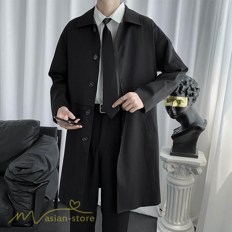 チェスター メンズ アウター ロングコート チェスターコート 秋 冬 カジュアルコート ビジネス スーツアウター 通勤 通学 大きいサイズ 3l シンプル 送料無料 Yliuru アジアンストア 通販 Yahoo ショッピング