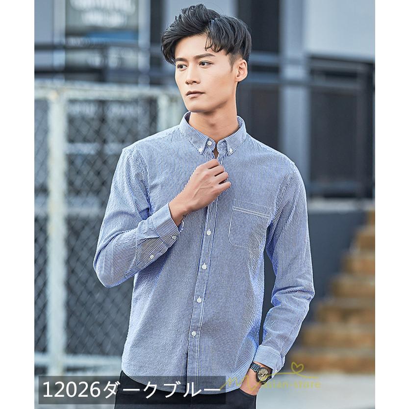 メンズシャツ 前開きシャツ 開襟シャツ 長袖 春コーデ スリム カジュアルシャツ 春物 かっこいい メンズ トップス 羽織り ライトアウター 通学 代30代40代 Ymdz アジアンストア 通販 Yahoo ショッピング