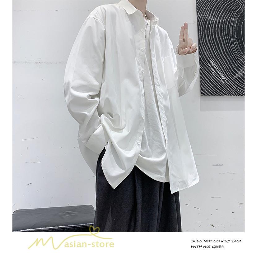 ライトアウター 秋 長袖シャツ トップス シャツジャケット 開襟シャツ ポケット シンプル 着こなし メンズシャツ カジュアル シャツ 着痩せ おしゃれ ゆったり Ynzcs アジアンストア 通販 Yahoo ショッピング