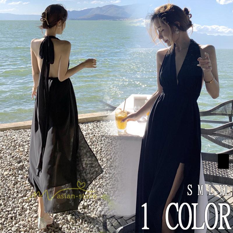 ワンピース ロングワンピース リゾート マキシ丈 ワンピ ロング丈 無地 長袖 代30代40代 21作 着痩せ カジュアル エレガント 通勤 Ol セクシー Vネック Yowps アジアンストア 通販 Yahoo ショッピング