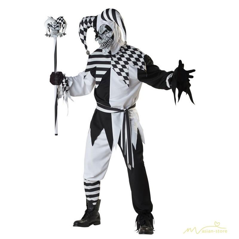 コスプレグッズ ハロウィン ピエロ 大人用 コスチューム 恋人コーデ ホワイト ブラック キャラクター イベント パーティー 衣装 Yw19sj アジアンストア 通販 Yahoo ショッピング