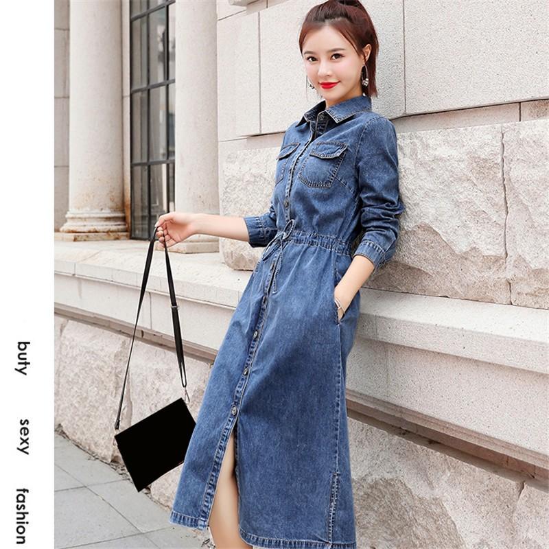 激安ブランド デニムワンピース ミモレ丈 デニム フレア ワンピース レディス ウエストリボン 大きいサイズ 0122 数量は多 Www Endocenter Com Ua