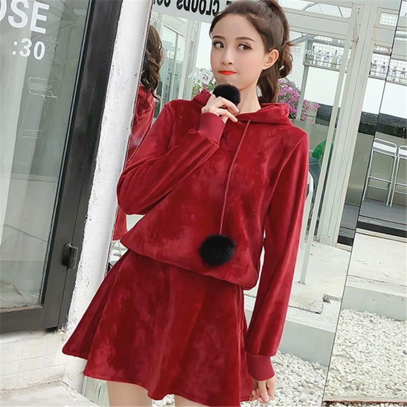 セットアップ パーカー フレアスカート スウェット フード付きパーカー トップス スカート 長袖 ミニスカート 厚手 無地 パーカ カジュアル エレガント 2点 Xxl Ywt アジアンストア 通販 Yahoo ショッピング