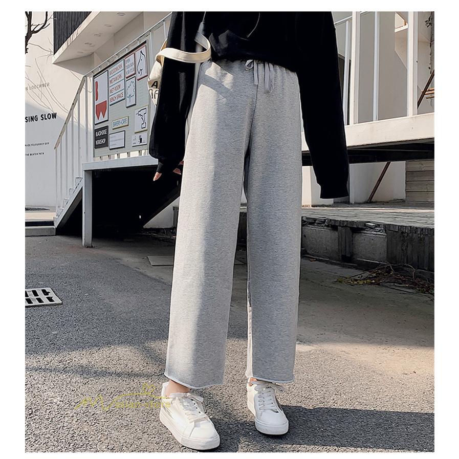 ワイドパンツ レディース ロングパンツ ストレートパンツ 体型カバー チノパン ボトムス ゆったり 春夏コーデ ウエストリボン 代30代40代 美脚 着痩せ Yxhj アジアンストア 通販 Yahoo ショッピング