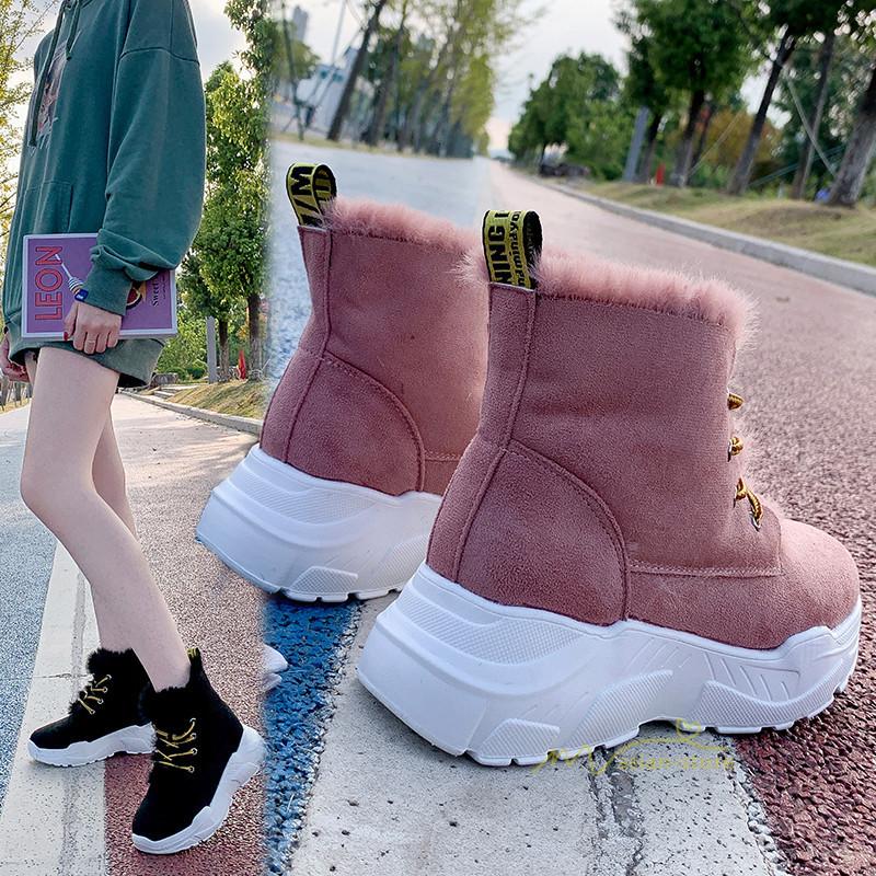 スニーカー レディース 靴 フラットシューズ ハイカット コンフォートシューズ 厚底 ウォーキング 歩きやすい 運動靴 スポーツ 走れる 疲れない 防寒 カジュアル Yzjtz121 アジアンストア 通販 Yahoo ショッピング