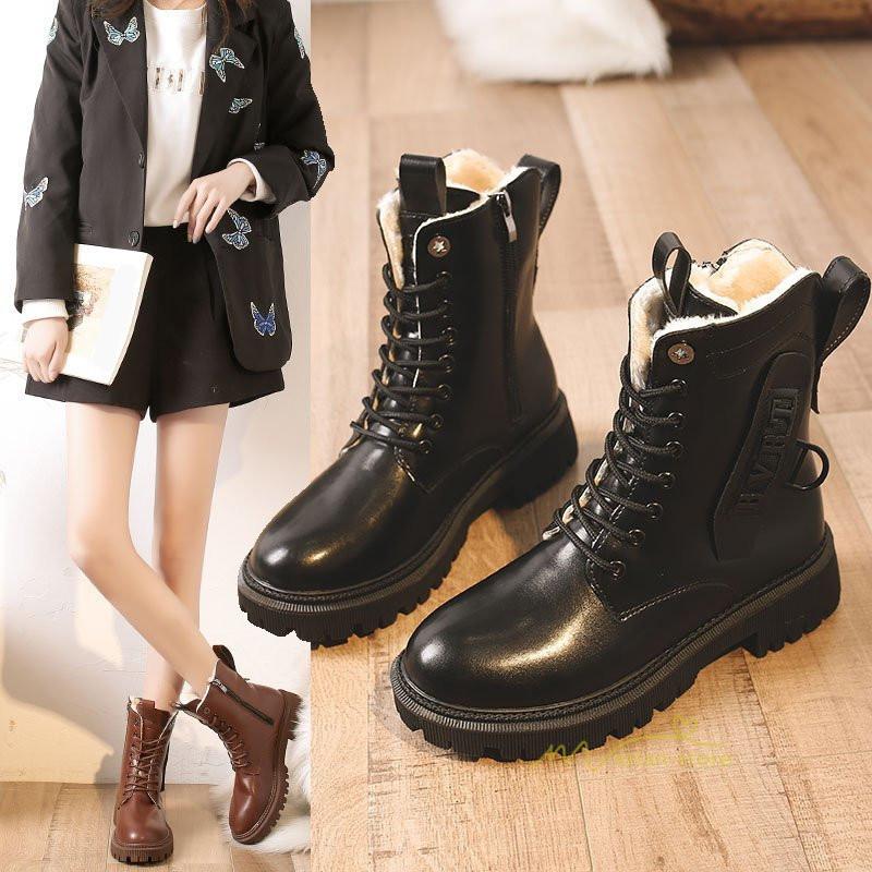 ムートンブーツ ショートブーツ レディースシューズ ブーティ 靴 防寒 暖かい 短靴 履きやすい 歩きやすい フラットヒール 厚底 きれいめ 冬靴 お出かけ Yzjtz アジアンストア 通販 Yahoo ショッピング
