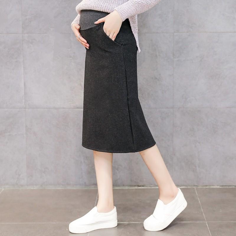 楽天 マタニティスカート 妊婦スカート 妊娠タイトスカート 産前産後 マタニティウエア ウエスト調整 膝丈スカート トレンド スカート Lll ママ ひざ下丈 Materialworldblog Com