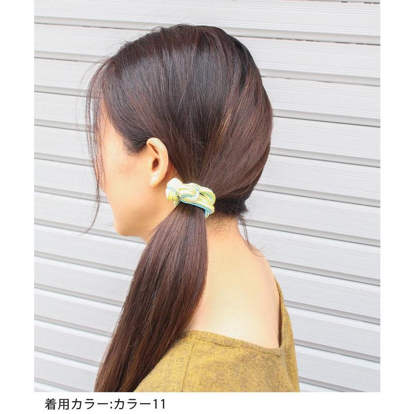 ヘアアクセサリー エスニック アジアン ！ストライプ ヘアゴム 2025年