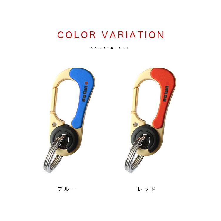 カラビナ キーホルダー メンズ レディース ロック機能付き ストラップ
