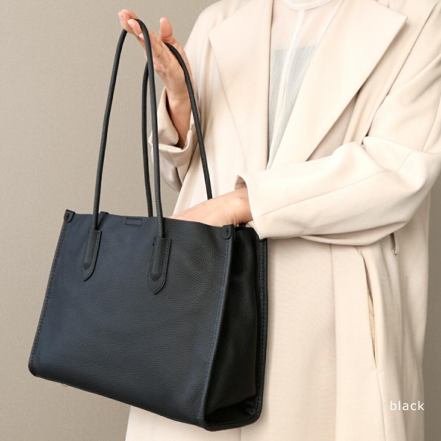 トートバッグ レディース レザー 本革 シュリンクレザー 仕切り