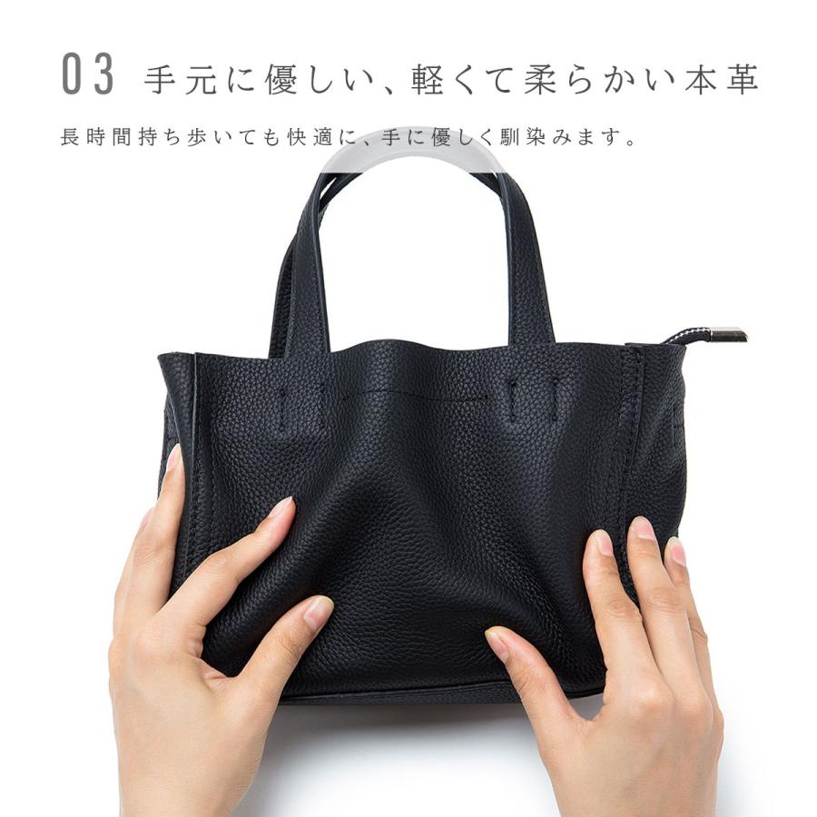 ショルダーバッグ レディース レザー 本革 ハンドバッグ ミニトート 斜