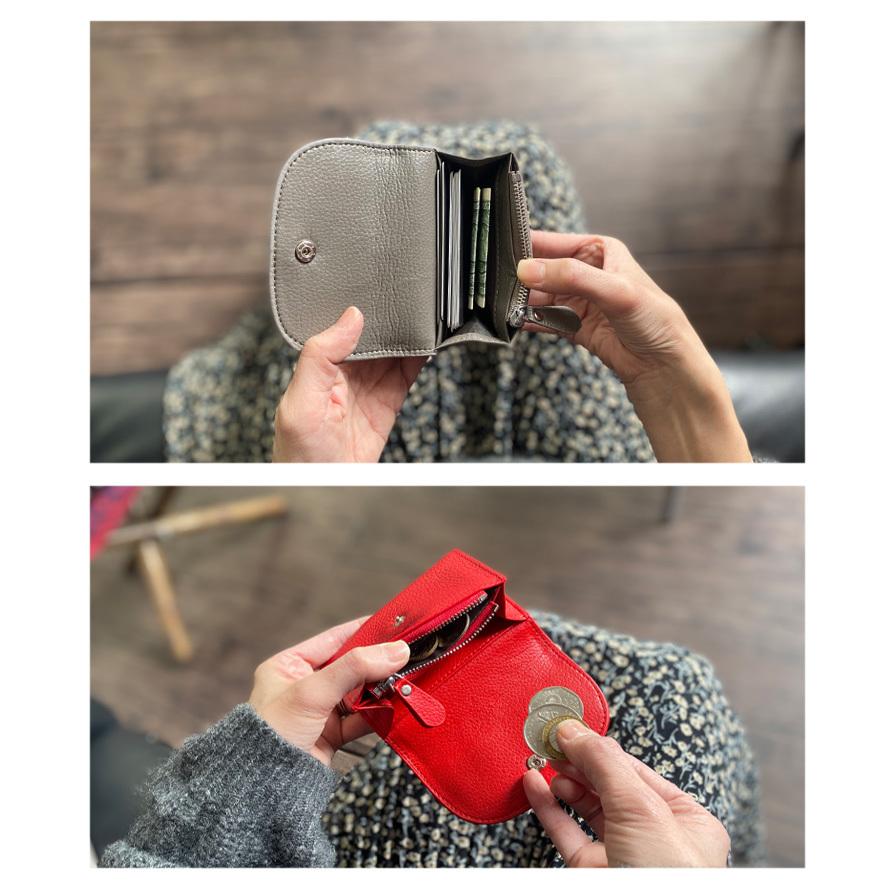 女性用短いレトロウォレット本革タッセルジッパーハスプミニコイン財布保有者電話マネーポーチ女性小さなクラッチ (Color : B) 財布 レディース  ミニ財布 本革 レザー 小さめ コンパクト カジュアル ボタン かわいい おしゃれ おすすめ 人気 キャッシュレス 小銭入れあり ...