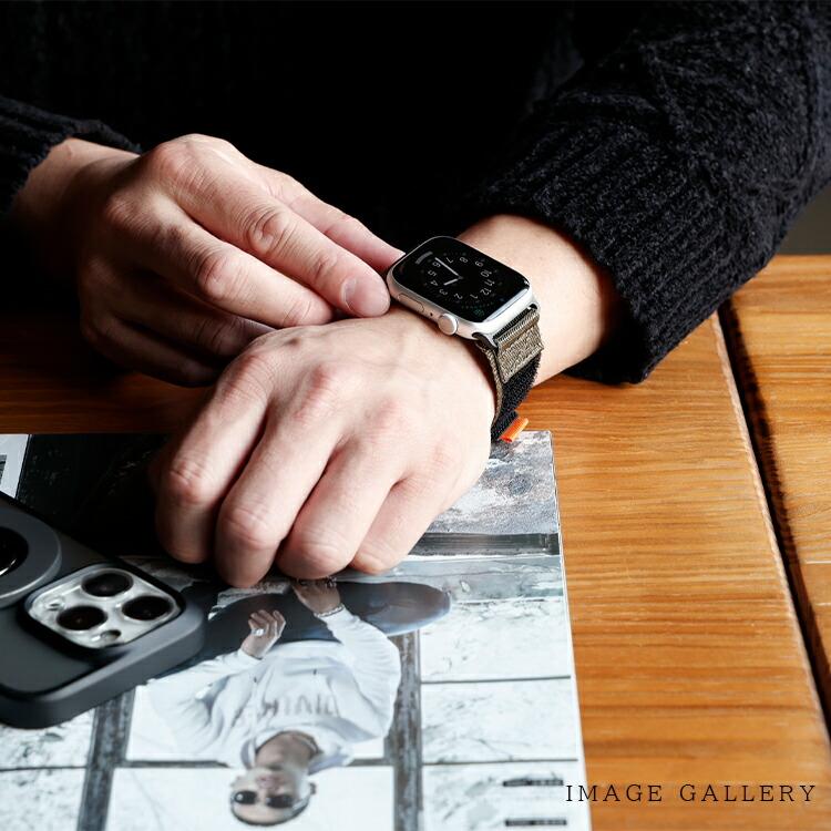 アップルウォッチ用バンド ベルト マジックテープ ナイロンベルト