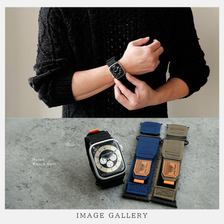 アップルウォッチ用バンド ベルト マジックテープ ナイロンベルト