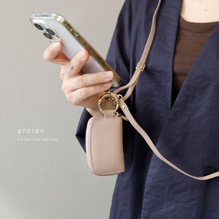 スマホストラップ スマホショルダー レディース 本革 レザー ネック