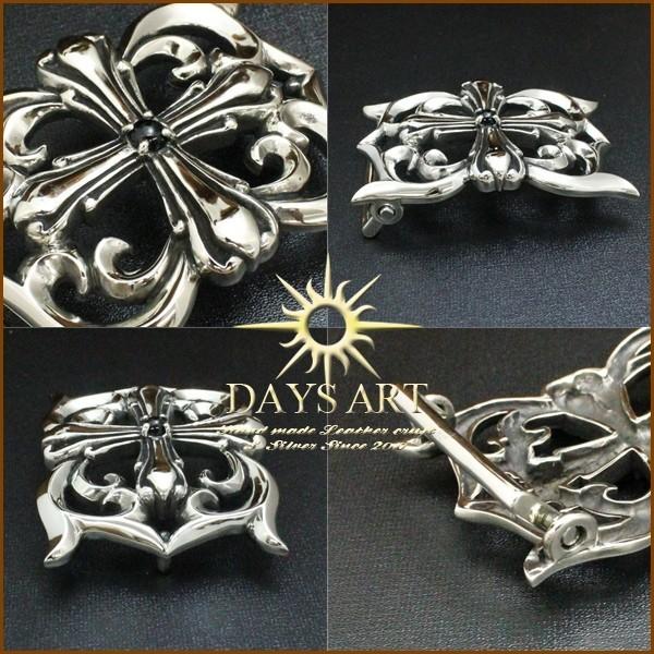 バックル ベルト 金具 バックルのみ ホワイトメタル アイアンクロス