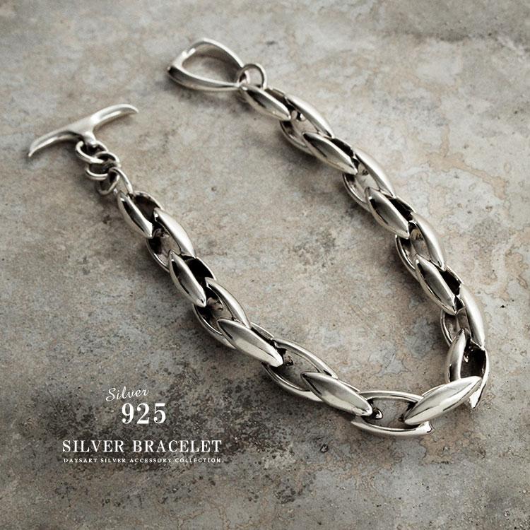 ブレスレット メンズ シルバー925 チェーン チェーンブレスレット