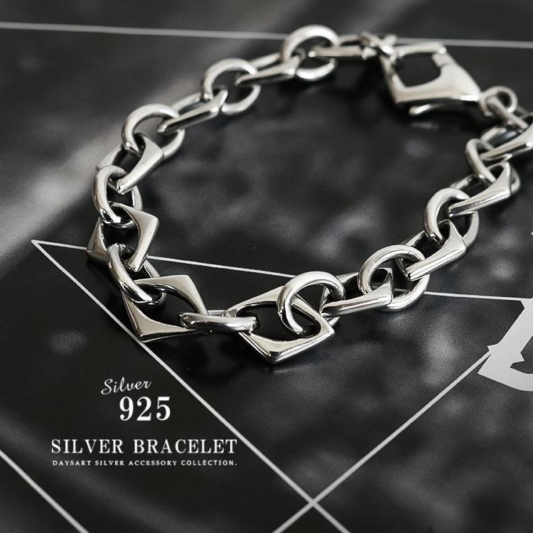 ブレスレット メンズ シルバー925 チェーン シルバー チェーン
